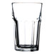 A clear Libbey Gibraltar beverage glass.