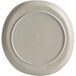 An American Metalcraft Crave white melamine plate with a circular rim and logo.