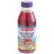 A Nantucket Nectars bottle filled with red liquid.
