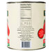 A can of Napoli Foods Whole Peeled Italian Tomatoes with the label on it.