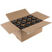 A white cardboard box with black lids containing jars of Cortazzo Marinara Sauce.