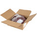 A package of Warrington Farm Meats beef tenderloin tips in a box.