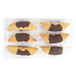 Vaccaro's Desserts Regular Chocolate Dipped Cannoli Shells - 48/Case Main Thumbnail 3