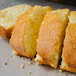 A close up of Bake'n Joy cornbread batter in a muffin tin.