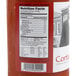 A bottle of Cortazzo Pomodoro Sauce with a label on it.
