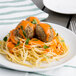 Casa Di Bertacchi 1.5 oz. Italian Style Fully Cooked Beef Meatballs 5 lb. Bag - 2/Case Main Thumbnail 4