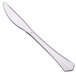 WNA Comet 630155 Reflections 7 1/2" Stainless Steel Look Heavy Weight Plastic Knife - 600/Case Main Thumbnail 3