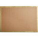 Enjay 1/4-17122512G 25 1/2" x 17 1/2" Fold-Under 1/4" Thick Full Sheet Gold Cake Board - 12/Case Main Thumbnail 3