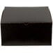 Enjay B-BLK-12126 12" x 12" x 6" Black Cake Box - 50/Bundle Main Thumbnail 2