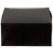 A black rectangular Enjay cake box with a lid.
