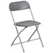 Flash Furniture LE-L-3-GREY-GG Grey Folding Chair Main Thumbnail 1