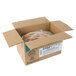A box with two plastic bags of Brakebush Tender-Licious breaded chicken breast fillets inside.