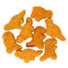 A pile of Perdue dinosaur-shaped chicken nuggets.