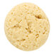 A round white piece of David's Cookies sugar cookie dough.