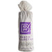 A white plastic bag with a Bakery de France purple and white label.