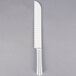Fineline 3303-WH Platter Pleasers 11 1/2" White Plastic Bread Knife - 48/Case Main Thumbnail 2