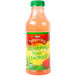 A close up of a Turkey Hill Strawberry Kiwi Lemonade label on a bottle.