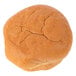 A close up of a European Bakers 4" Brioche Bun.