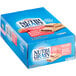 A blue and white box of 16 Kellogg's Nutri Grain strawberry cereal bars.
