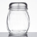 6 oz. Glass Cheese Shaker with Perforated Chrome Top - 12/Pack Main Thumbnail 3