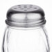 6 oz. Glass Cheese Shaker with Perforated Chrome Top - 12/Pack Main Thumbnail 4