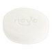 A white circular Noble Eco Novo Terra glycerin soap disc with text and a logo.