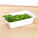 Pactiv Newspring NC838 24 oz. White 5" x 7 1/4" x 2" VERSAtainer Rectangular Microwavable Container with Lid - 150/Case Main Thumbnail 6