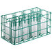Wire 8-Compartment Flatware Rack with White Plastic Cylinders Main Thumbnail 2