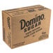 A Domino Dark Brown Sugar box with black text.