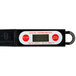 A black and white Matfer Bourgeat digital thermometer with a spatula.