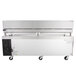 Cooking Performance Group 72GTRBNL 72" Gas Countertop Griddle with Thermostatic Controls and 72", 4 Drawer Refrigerated Chef Base - 180,000 BTU Main Thumbnail 3