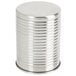 An American Metalcraft silver stainless steel soup can with a lid.
