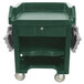 Cambro VCSWR519 Green Versa Cart with Dual Tray Rails and Standard Casters Main Thumbnail 3