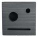 A customizable ash wood block with two holes and a line.