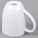 Tuxton BPM-200A 20 oz. Porcelain White Milano China Mug - 24/Case Main Thumbnail 4