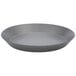 An American Metalcraft 10" hard coat anodized aluminum pizza pan with a handle.