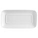 CAC BTD-8 White Porcelain Butter Dish with Cover 8 1/4" x 4 1/4" - 12/Case Main Thumbnail 4