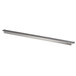 A long stainless steel rectangular filler bar with a long handle.