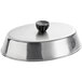 American Metalcraft BAOV795S - 9 1/4" x 6 7/8" Oval Stainless Steel Basting Cover Main Thumbnail 2