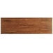 Lancaster Table & Seating 30" x 96" Solid Wood Live Edge Table Top with Antique Walnut Finish Main Thumbnail 3