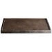 A rectangular wooden board with an espresso finish.