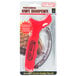 A Chef Master Professional carbide knife sharpener with a red plastic handle in a package.