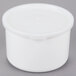Cambro CP15148 1.5 Qt. White Round Crock with Lid Main Thumbnail 2