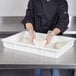 Cambro DB18263P148 18" x 26" x 3" White Polypropylene Pizza Dough Proofing Box Main Thumbnail 1