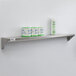 Lavex Janitorial 5" x 48" Stainless Steel Restroom Wall Mount Shelf Main Thumbnail 5