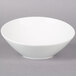 Acopa 13 oz. Bright White Slanted Porcelain Bowl - 24/Case Main Thumbnail 3