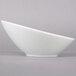 Acopa 13 oz. Bright White Slanted Porcelain Bowl - 24/Case Main Thumbnail 4
