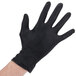 Lavex Industrial Nitrile 6 Mil Thick Heavy-Duty Powder-Free Textured Gloves - Medium Main Thumbnail 3