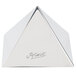 Ateco 4936 3 1/2" x 2 1/2" Stainless Steel Medium Pyramid Mold Main Thumbnail 1