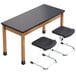 National Public Seating SLT1-3072C 30" x 72" Science Lab Table with Chem-Res Tabletop - 30" Height Main Thumbnail 4
